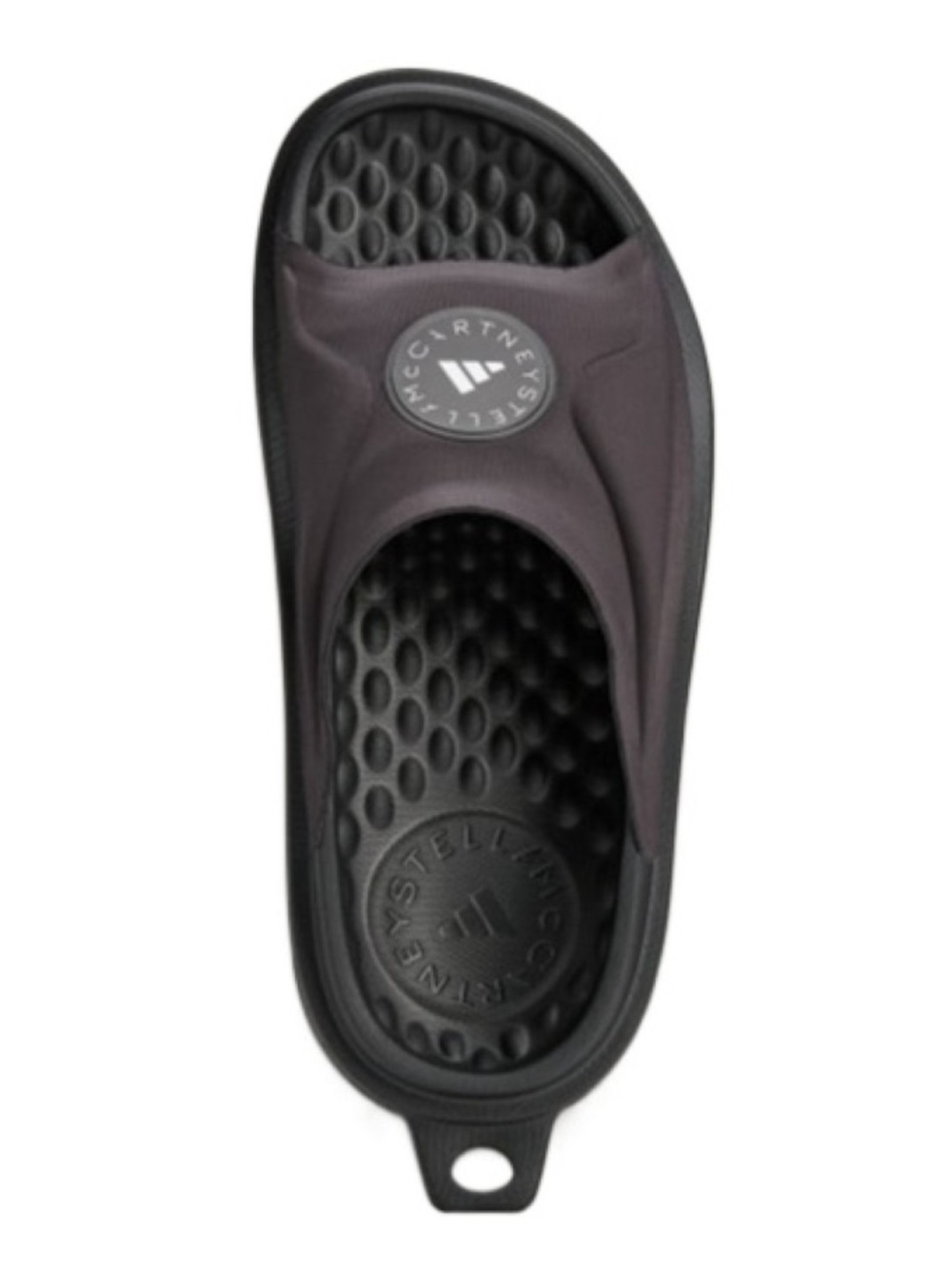 NEW 🖤Adidas by Stella McCartney Black Slide Sandals with Logo $162